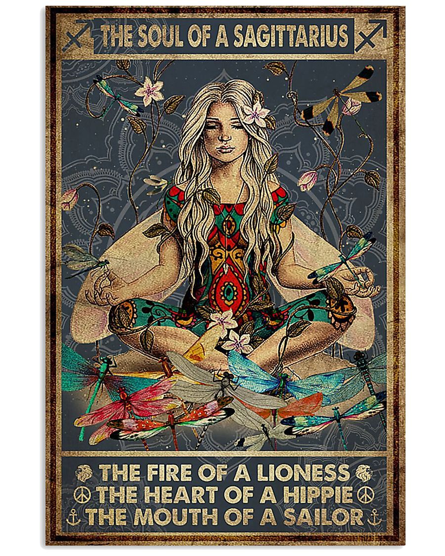 Yoga hippie girl The soul of a sagittarius-2346