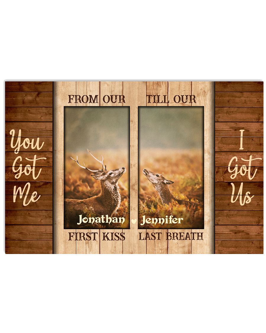 Personalized Deer First Kiss Last Breath-8061