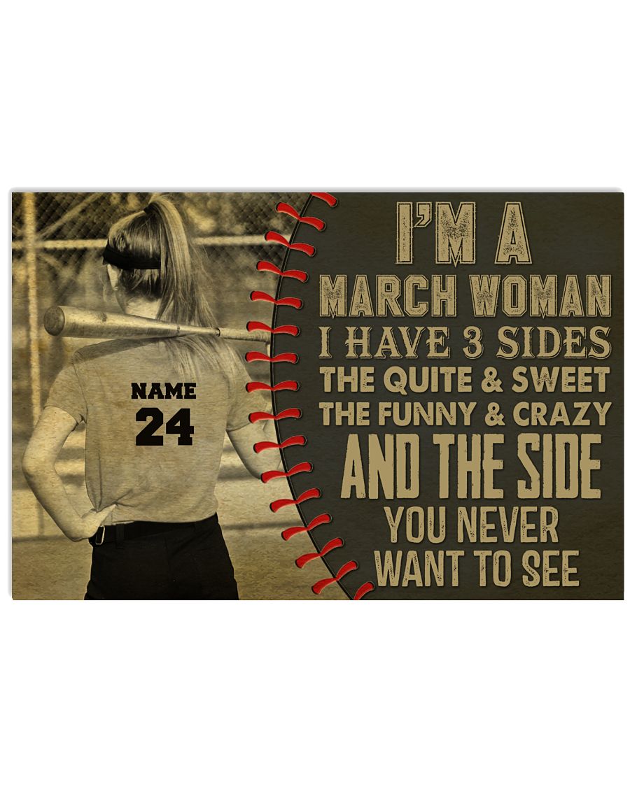 Softball I'm A March Woman GH1-2502-7333