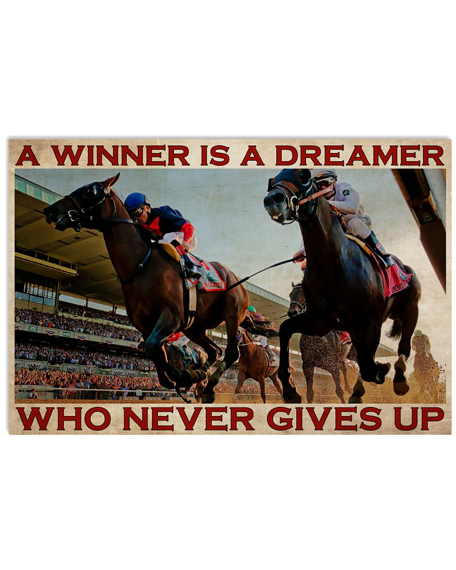 Horses Racing Winner Dreamer-2044