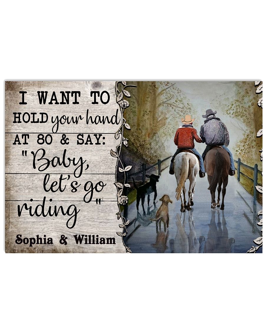 Personalized Horse Hold Your Hand-9456