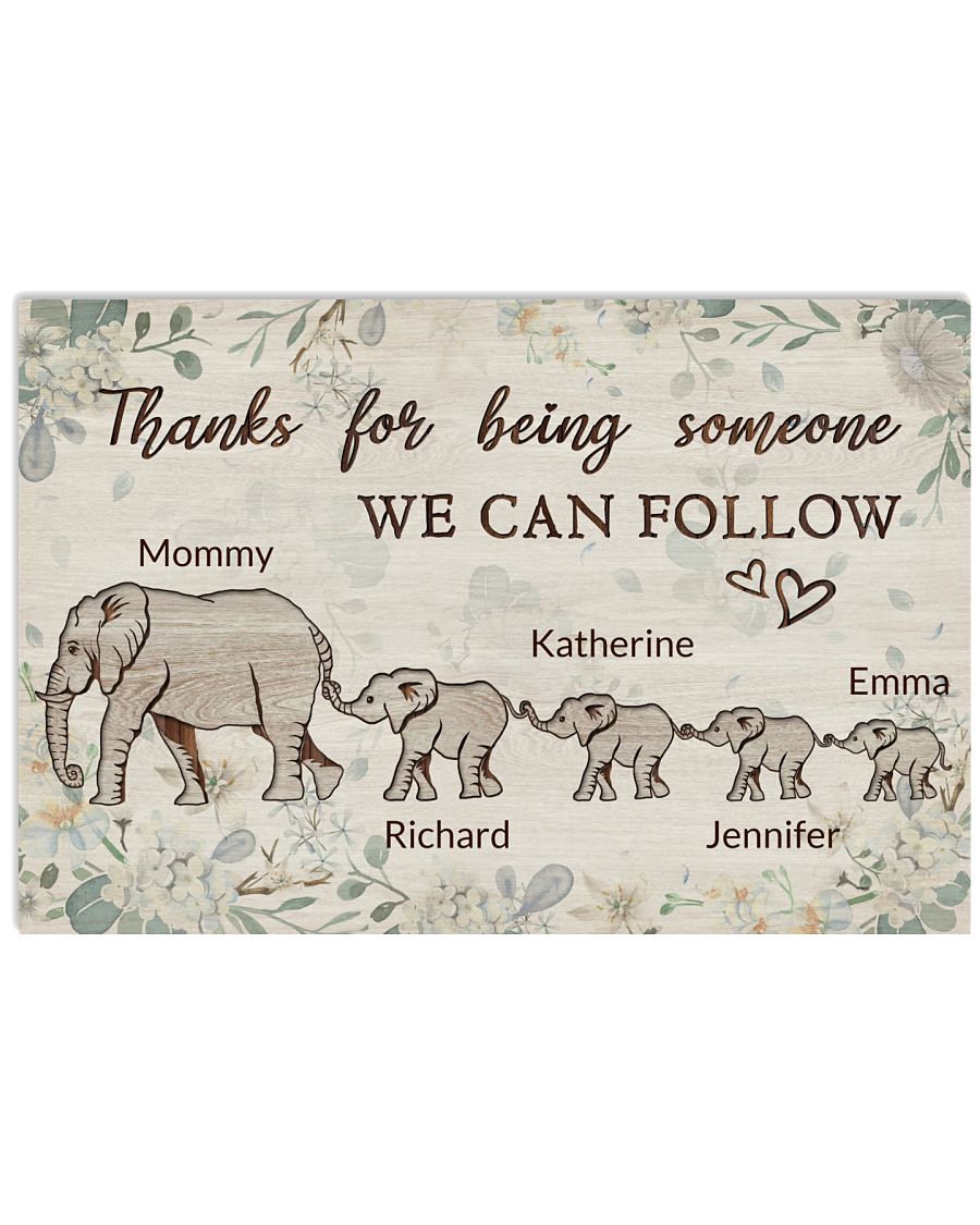 Personalized Elephant Mother 4 Kids Follow-6619