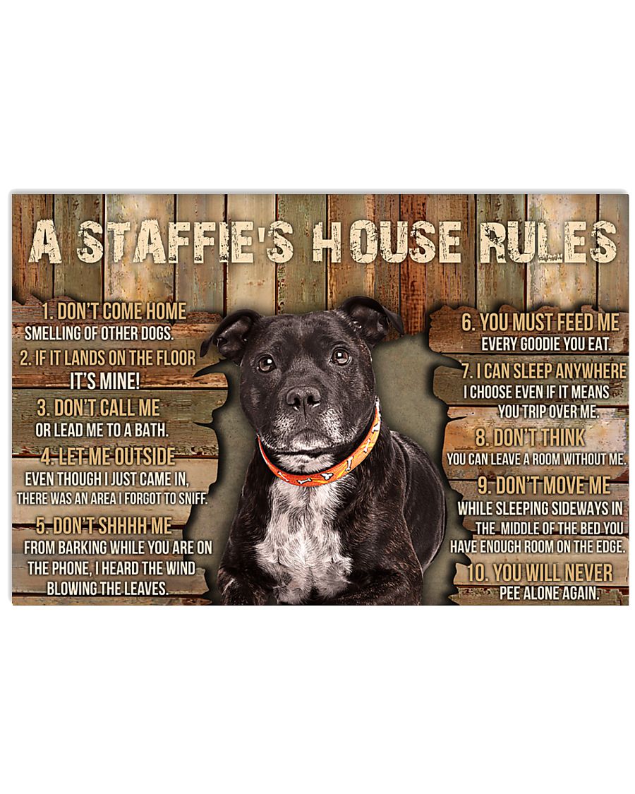 A Staffie's House Rules -6965