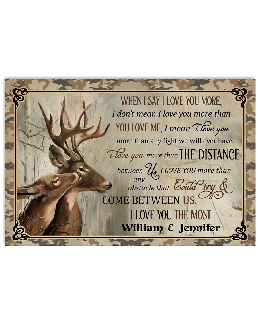 Personalized Deer Love You The Most-1110