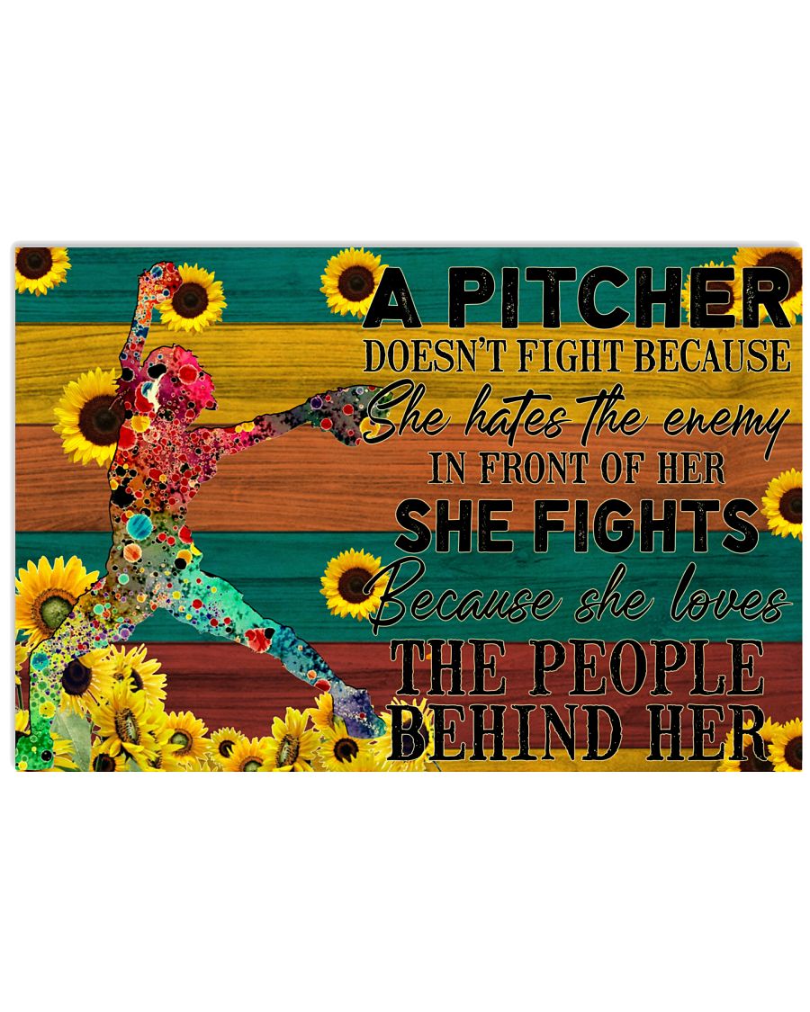 Softball Pitcher Decor-8145