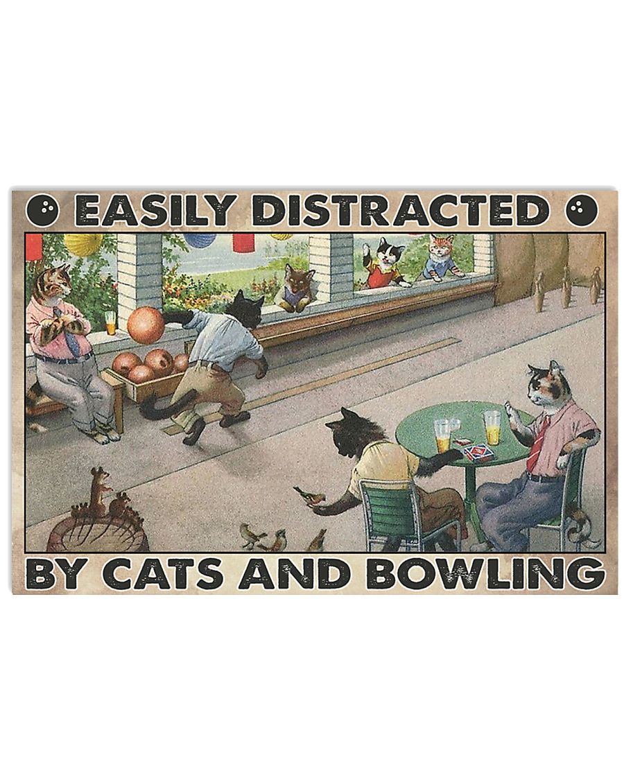 Bowling cat easily distracted pt dvhh ngt-4963