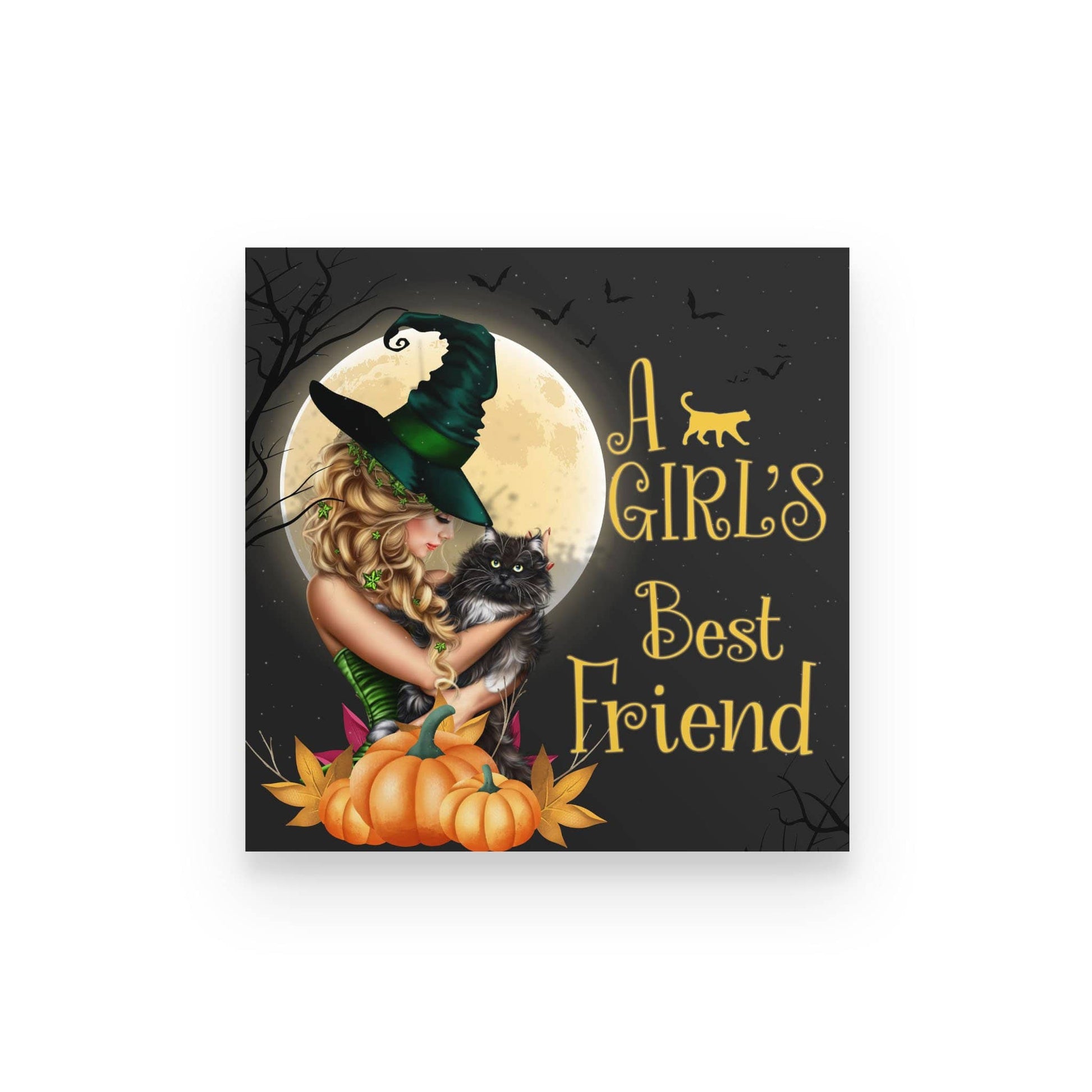 A Girl's Best Friend Witch Poster