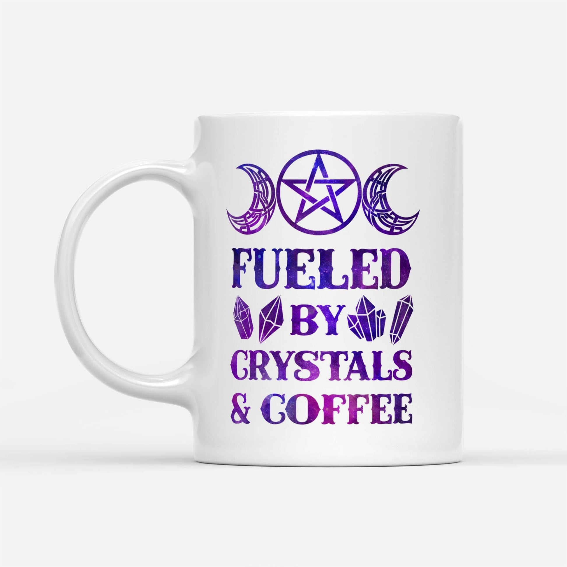 Fueled By Crystals Witch Mug