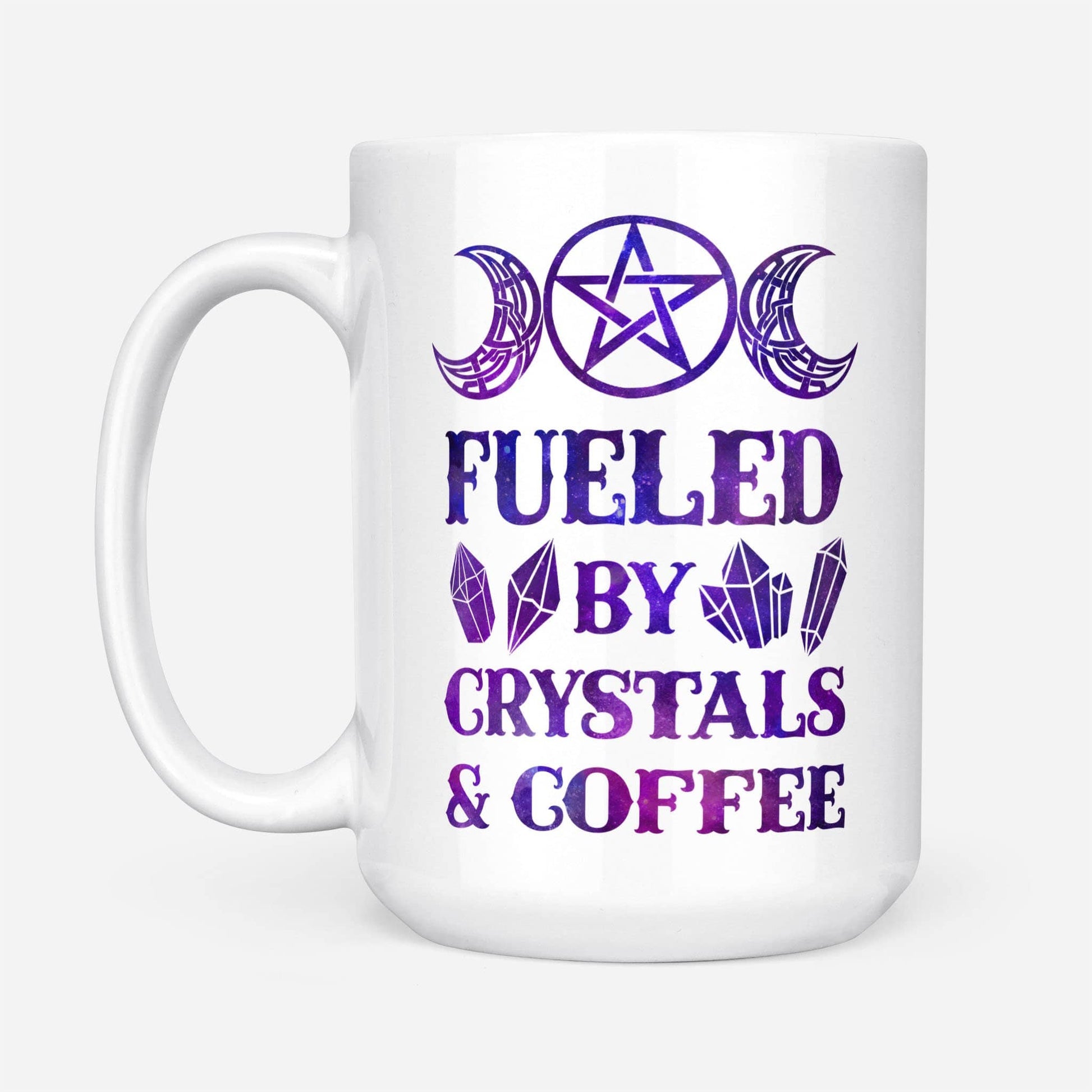 Fueled By Crystals Witch Mug