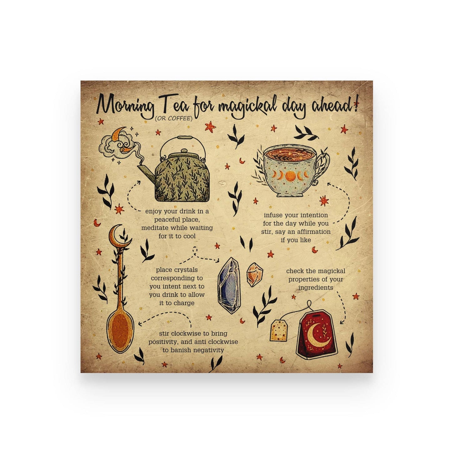 Morning Tea for Witch Poster