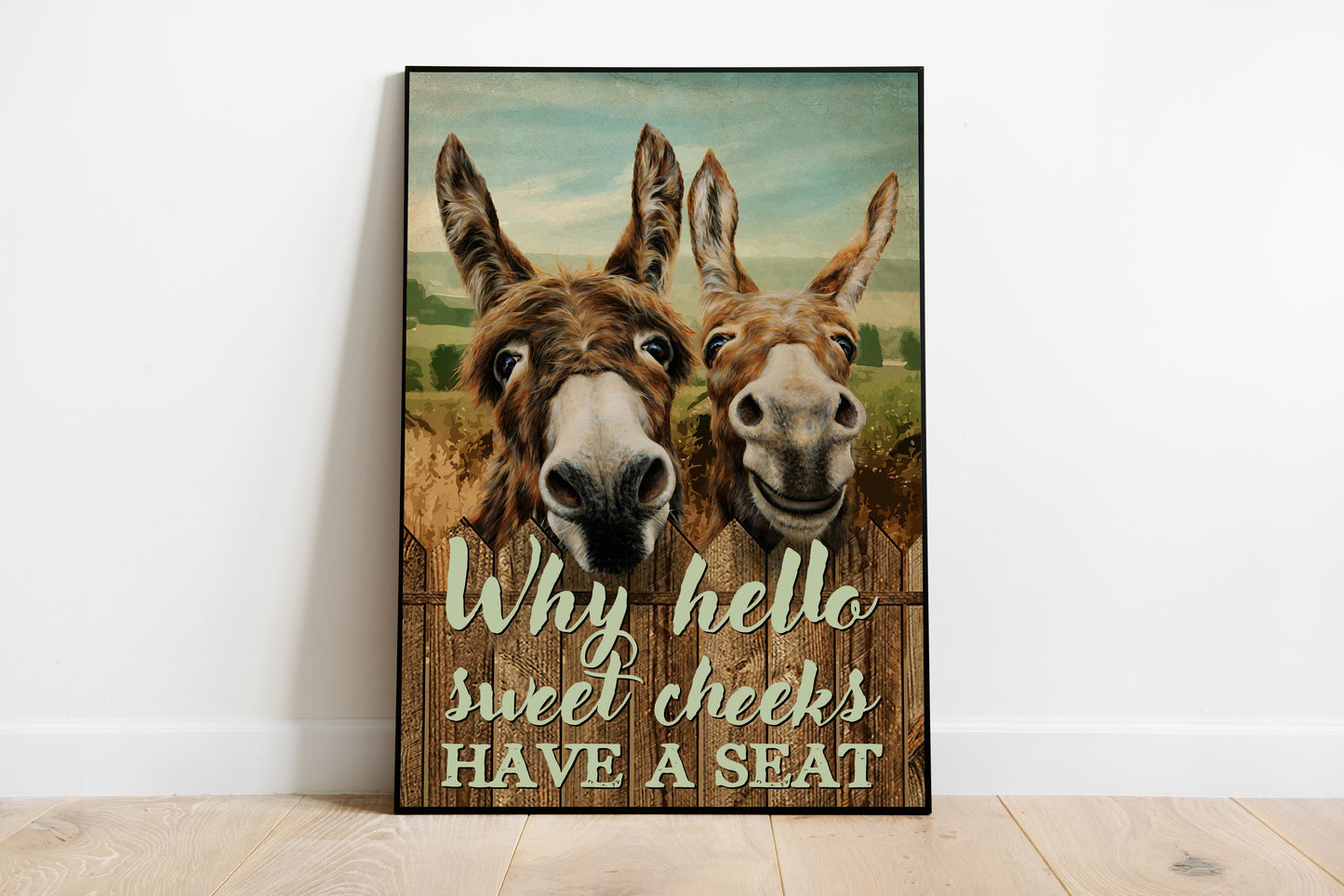 Funny Animal Bathroom Poster