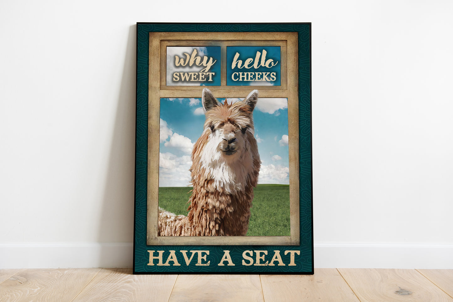 Funny Animal Bathroom Poster