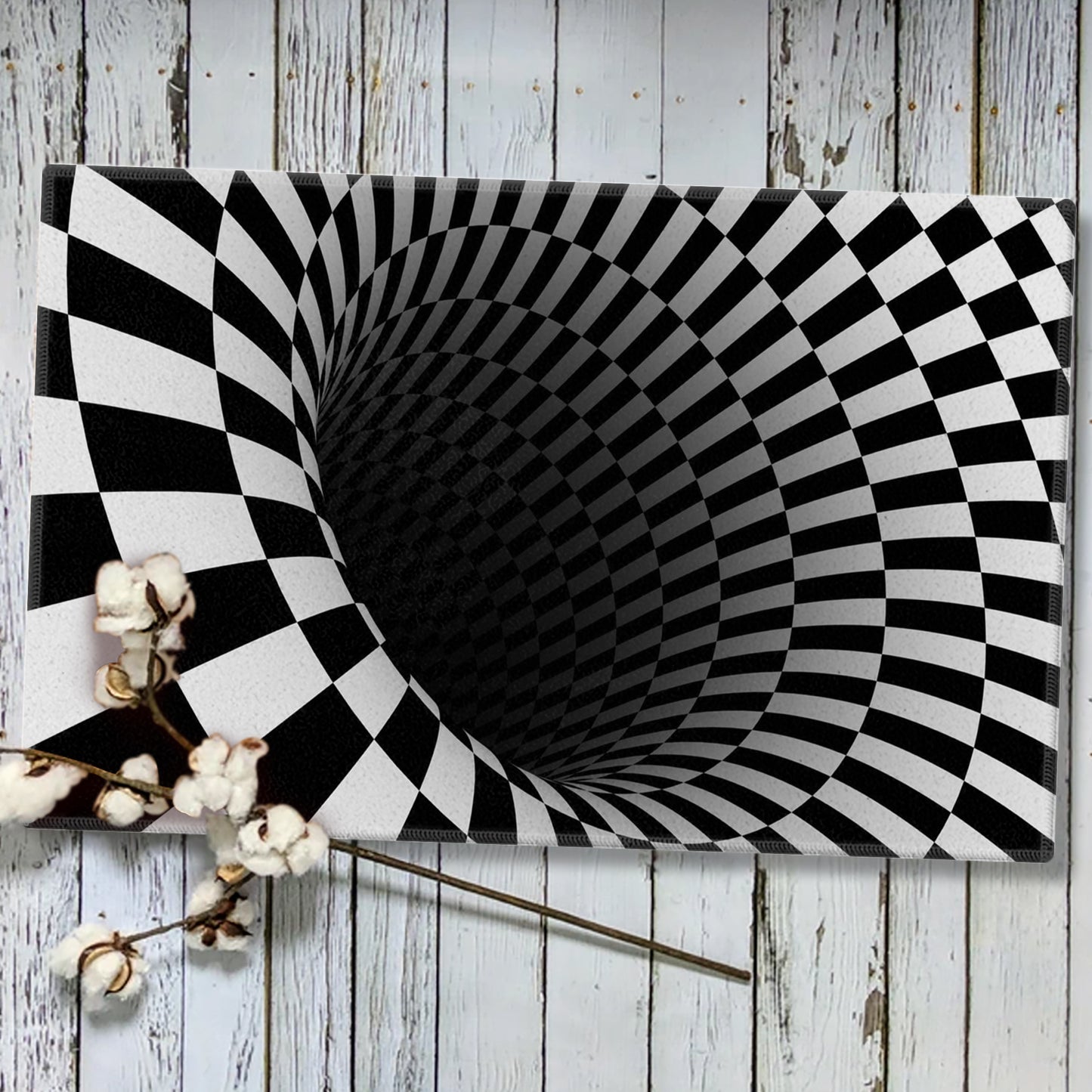 Optical Illusion Vortex Trick Round Doormart