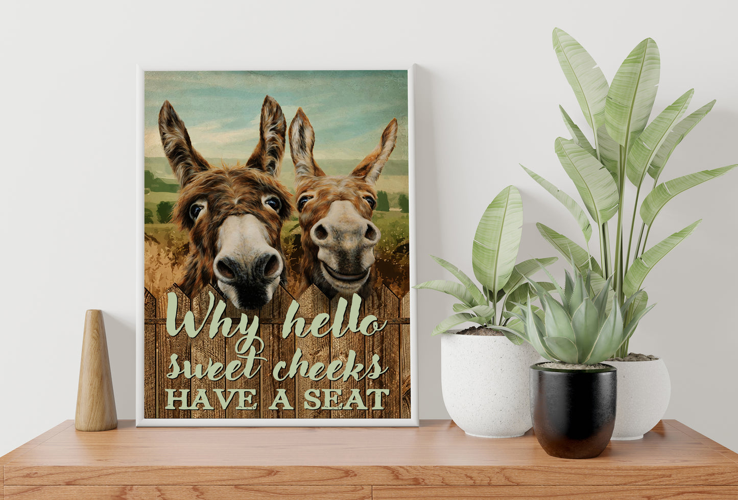 Funny Animal Bathroom Poster