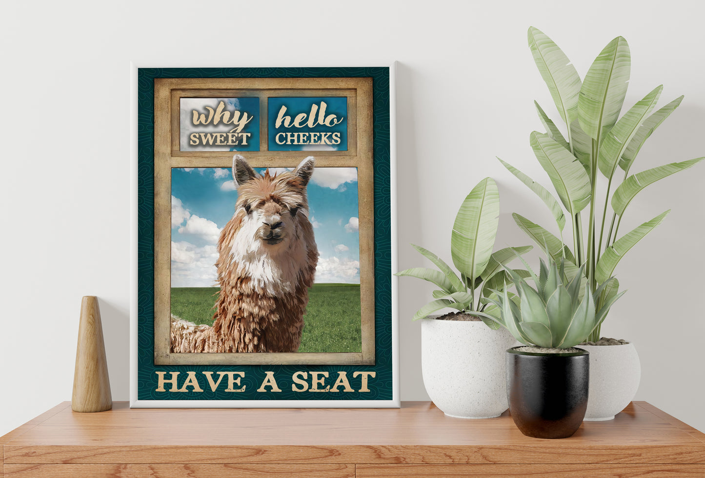 Funny Animal Bathroom Poster