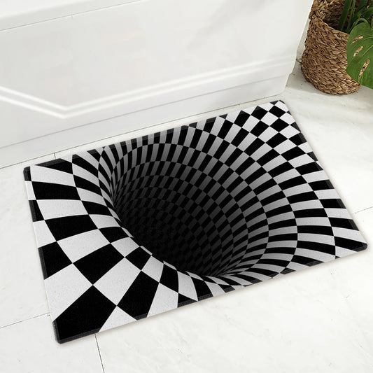 Optical Illusion Vortex Trick Round Doormart