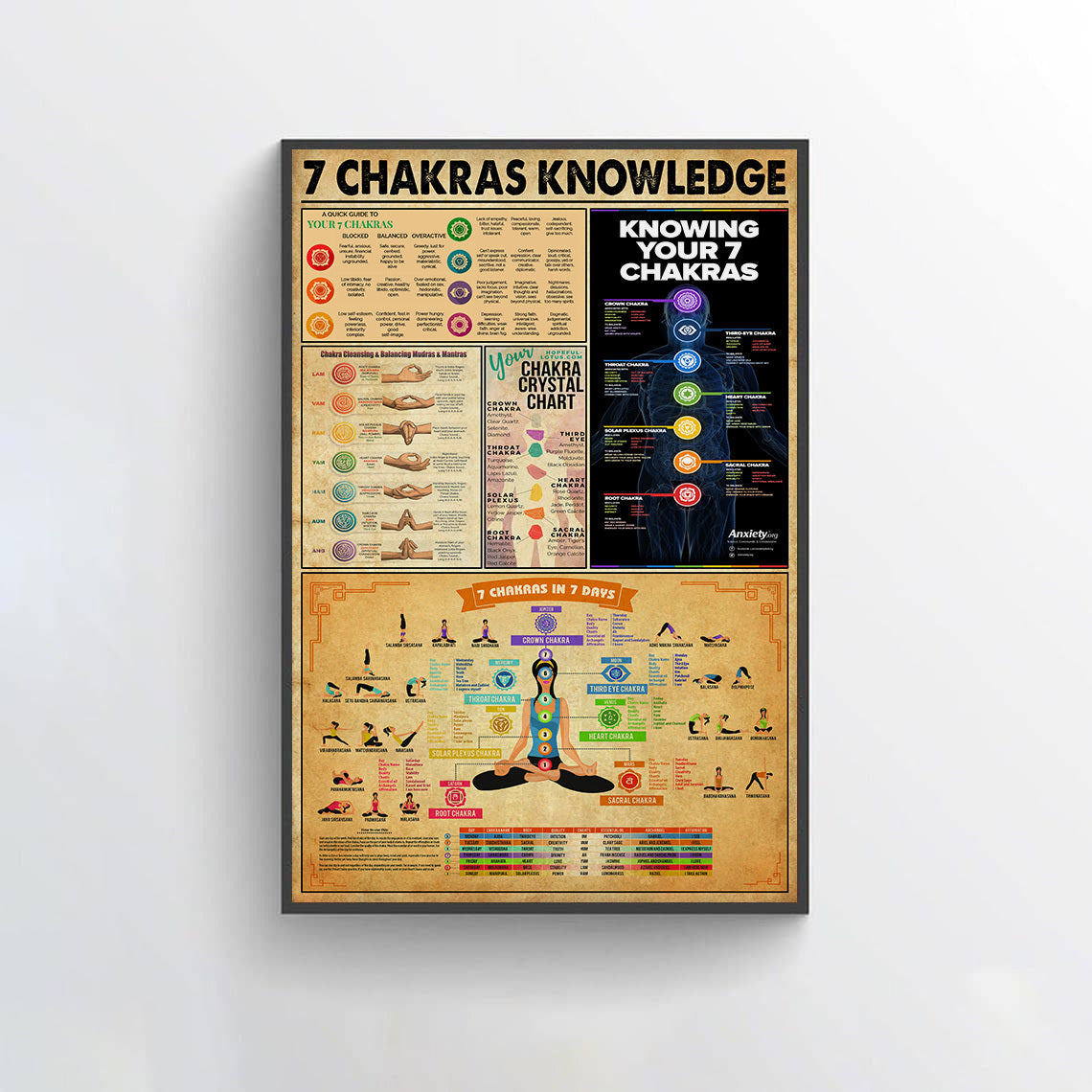 Chakra Knowledge Vertical Poster