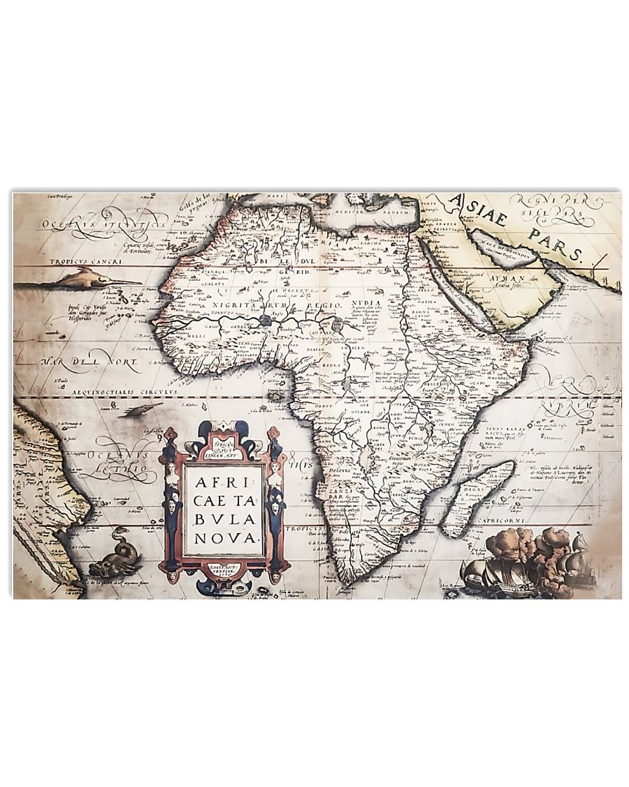 Africa wall Old map 1580