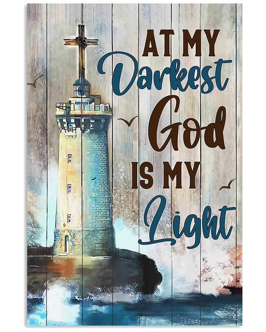 At my darkest God is my light