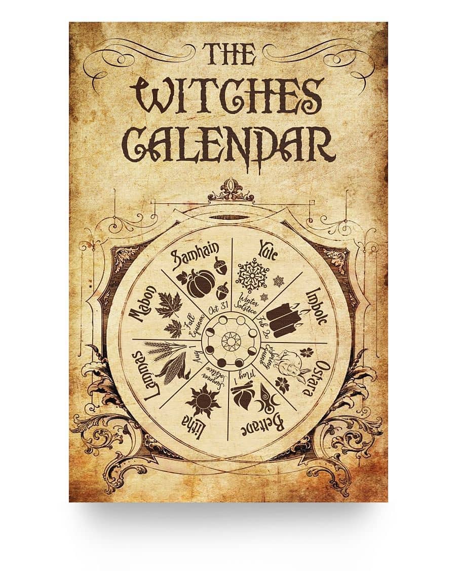 The Witches Calendar Poster