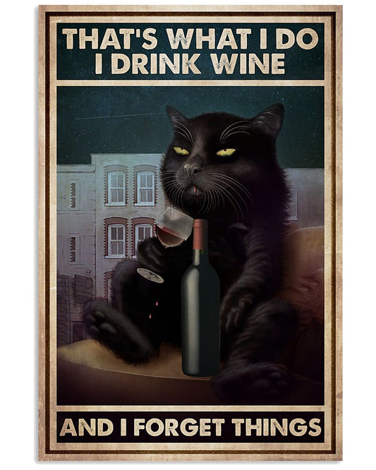 Black Cat Drink Forget Things 3