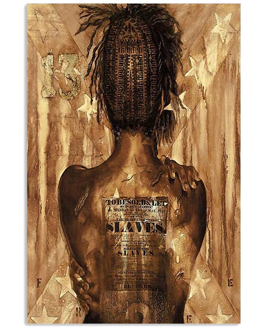 Black Female Slave  Black History Wall Art