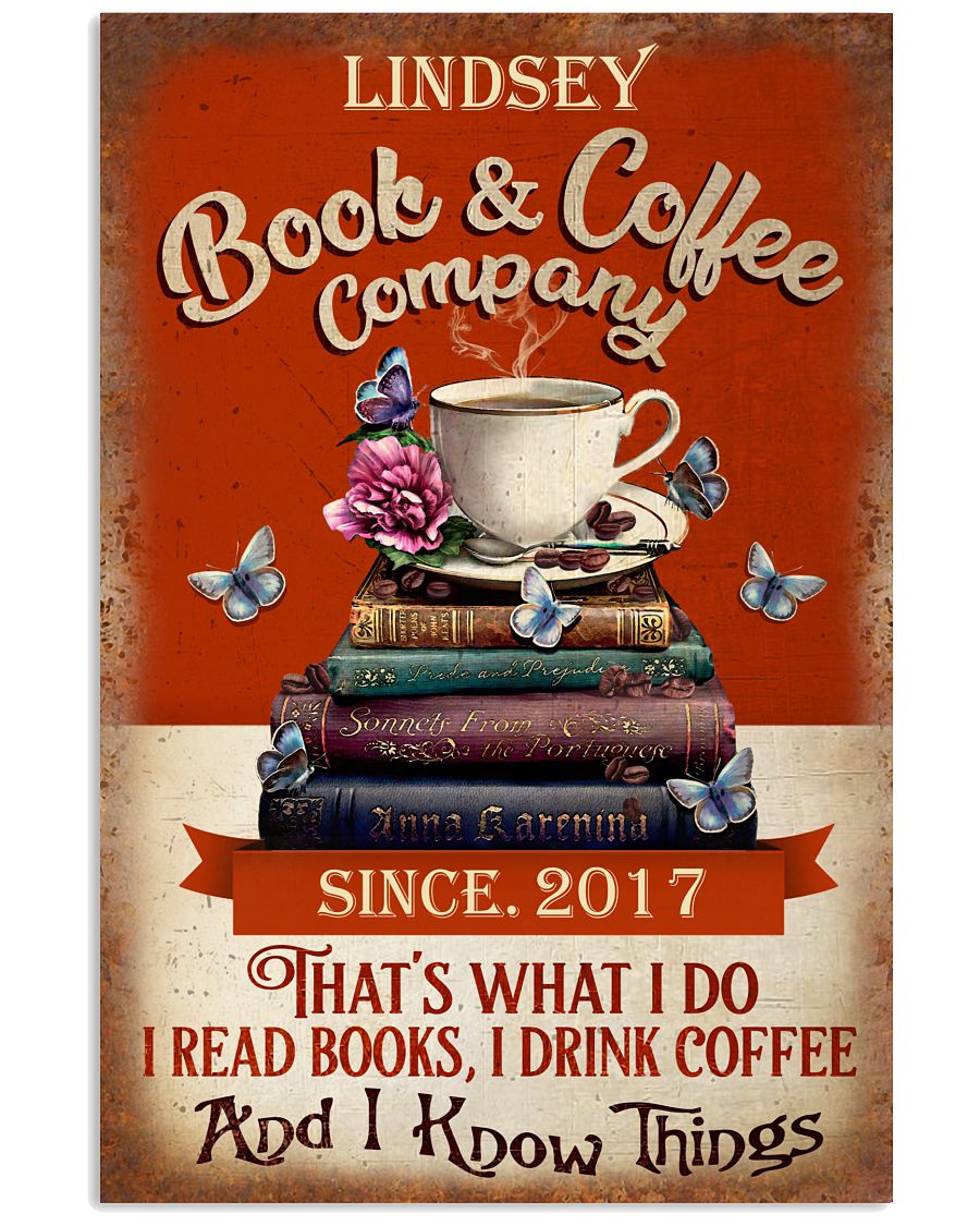 Personalized Book Coffee Company Know Things