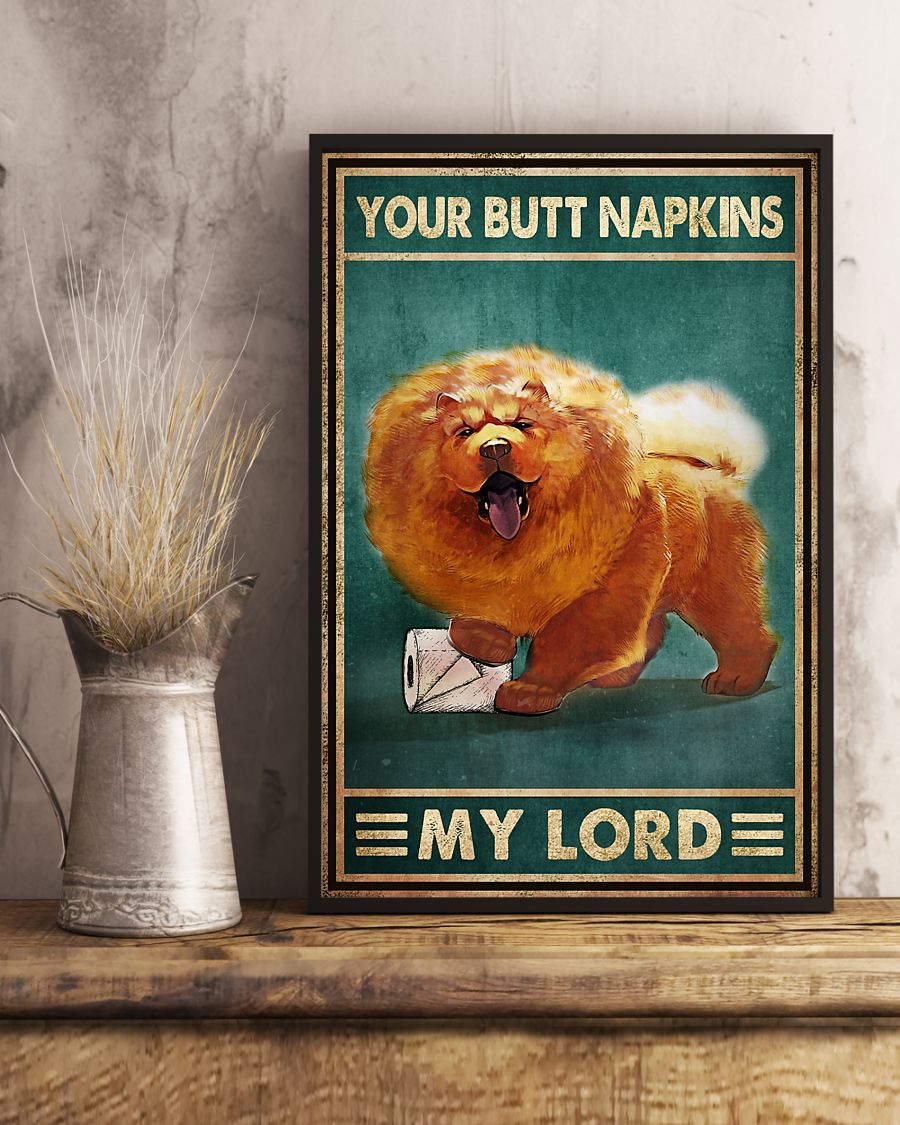 Your Butt Napkins My Lord Poster - Funny Toilet Poster - Bathroom Wall Art Decor - No Frame Full Size 11''x17'' 16''x24'' 24''x36''