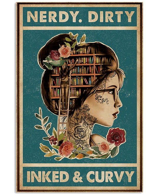 Retro Nerdy Dirty Tattoo Reading 