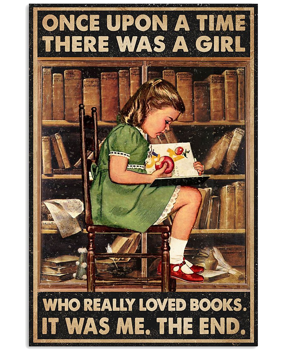 Vintage Girl Once Upon A Time Reading