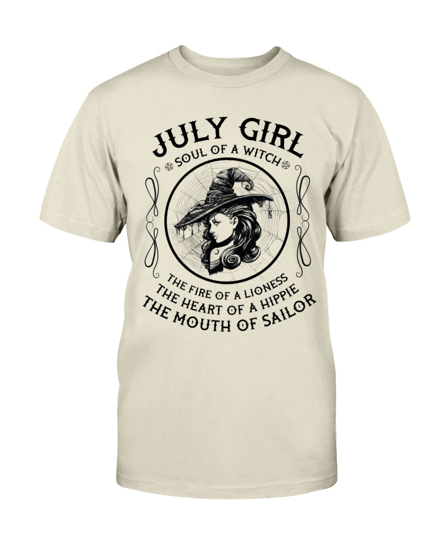 July Girl Soul Of A Witch Shirt