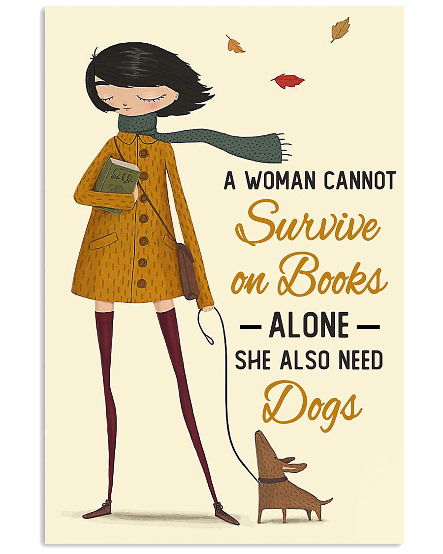 Autumn Girl Survive On Dog Book