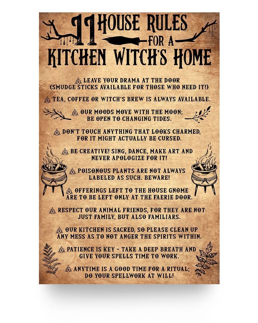 11 House Rules For A Kitchen Witch's Home