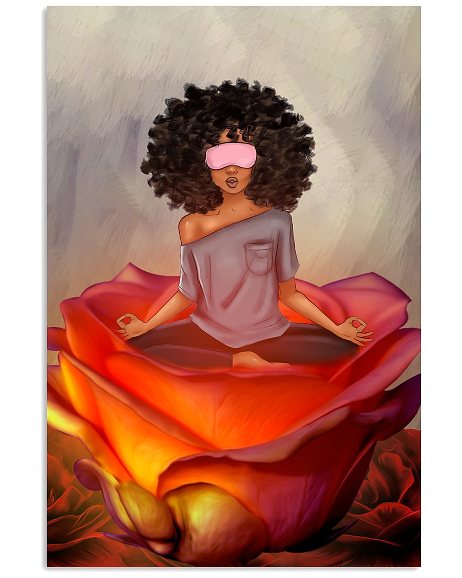 Black Queen Roses Yoga