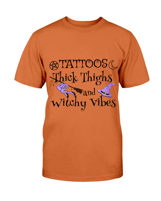 Tattoo Thick Thighs Witch Shirt