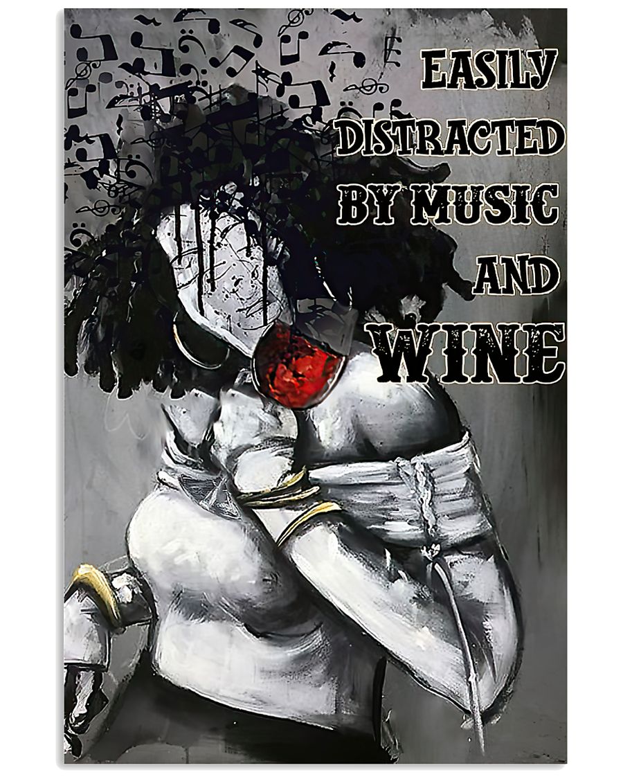 Black Girl Beautiful With Wine