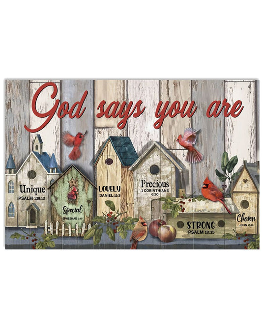 God says you are