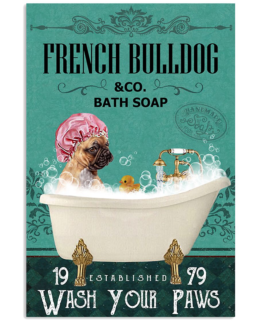 Green Bath Soap Company French Bulldog