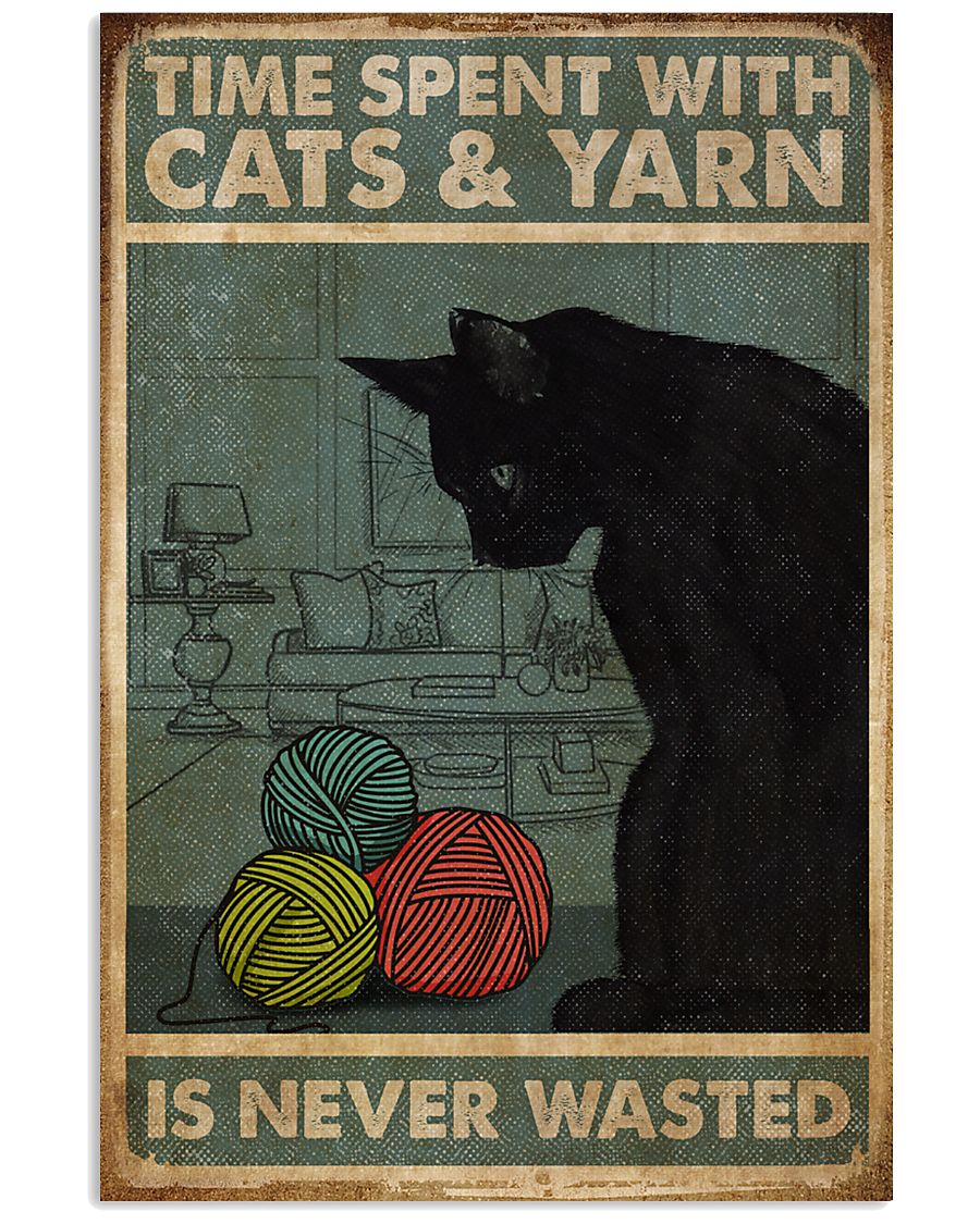 Time Spent With Cats And Yarn Is Never Wasted 2