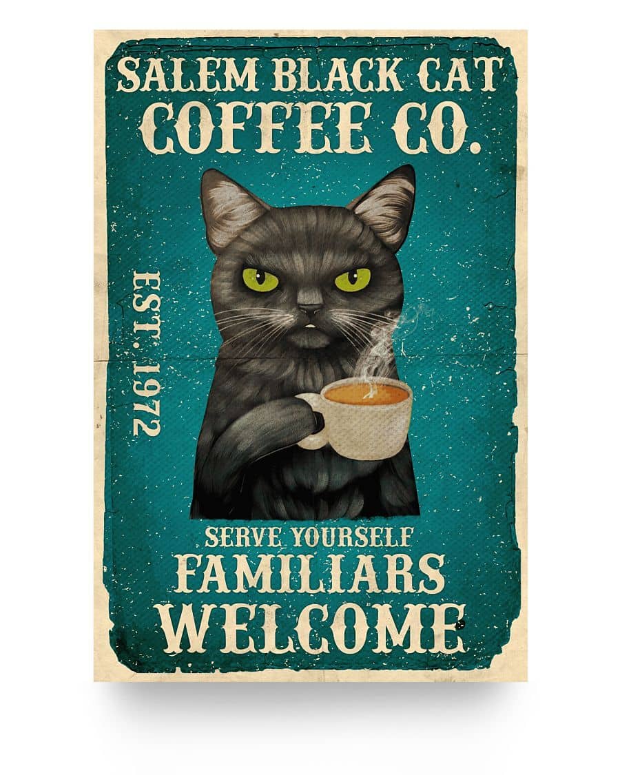 Salem Black Cat Coffee Co Vintage