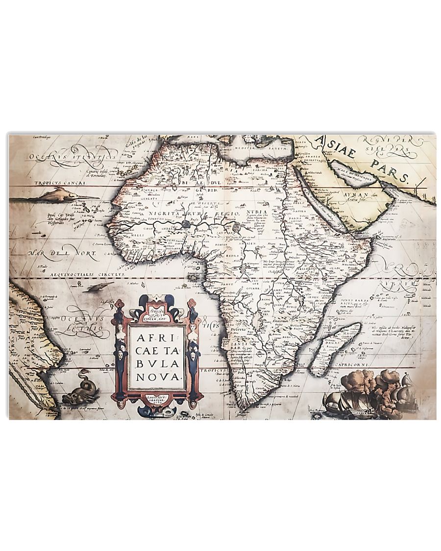 Africa wall Old map 1580