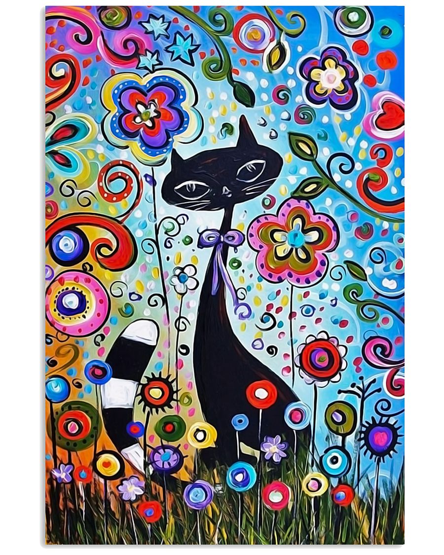 Cat Colorful Poster