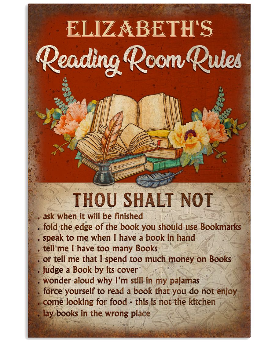 Personalized Reading Room Rules