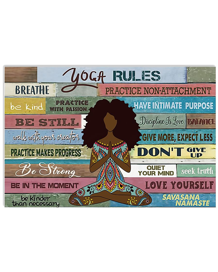 Yoga Rules Black Girl