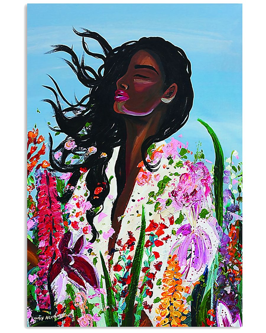 Flower Black Woman 