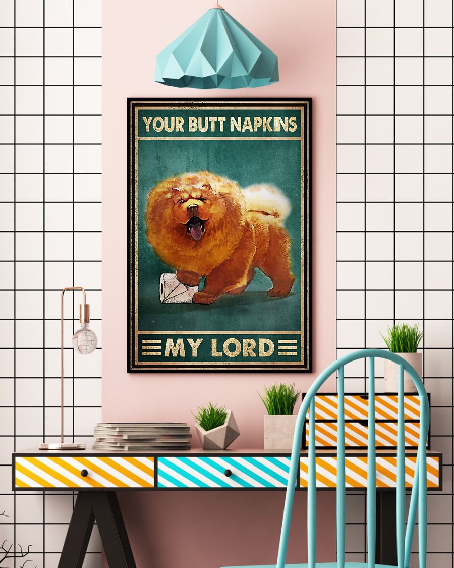 Your Butt Napkins My Lord Poster - Funny Toilet Poster - Bathroom Wall Art Decor - No Frame Full Size 11''x17'' 16''x24'' 24''x36''