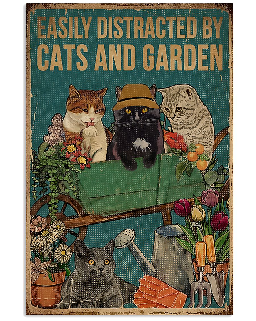 Cat And Garden