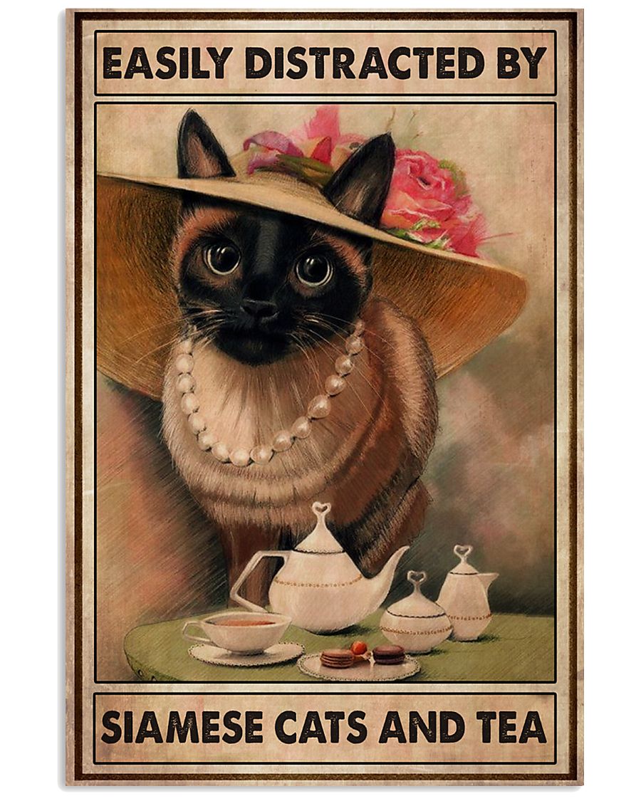 Girl OUAT Loved Siamese Cats And Tea