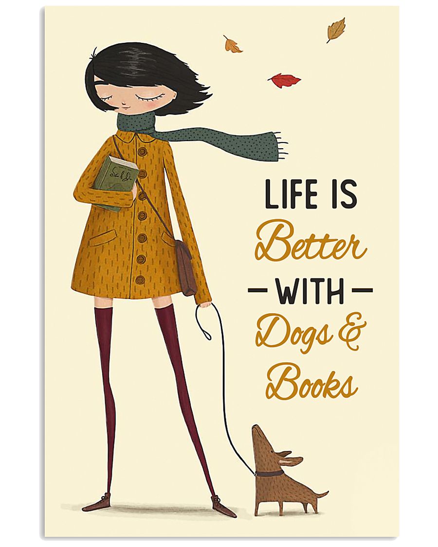 Autumn Girl Life Is Better Dog Book