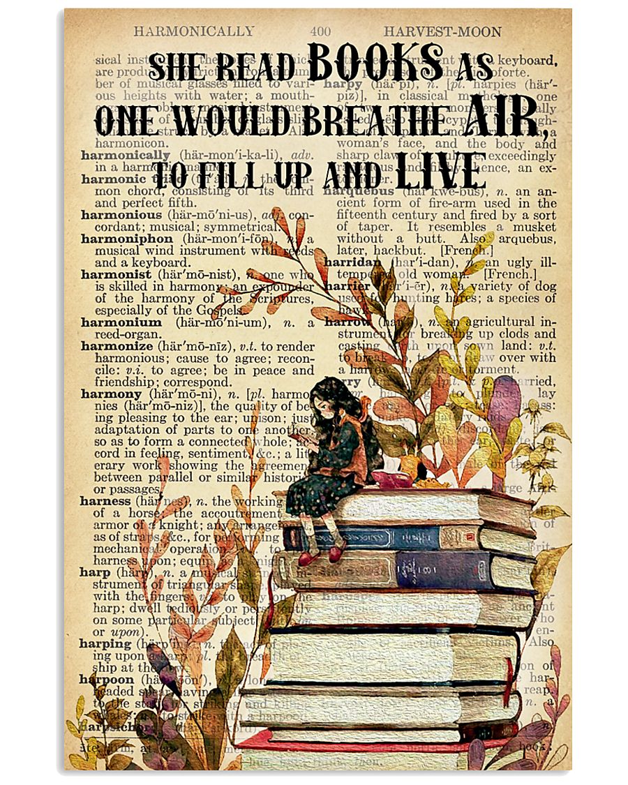 She Read Books As One Would Breathe Air